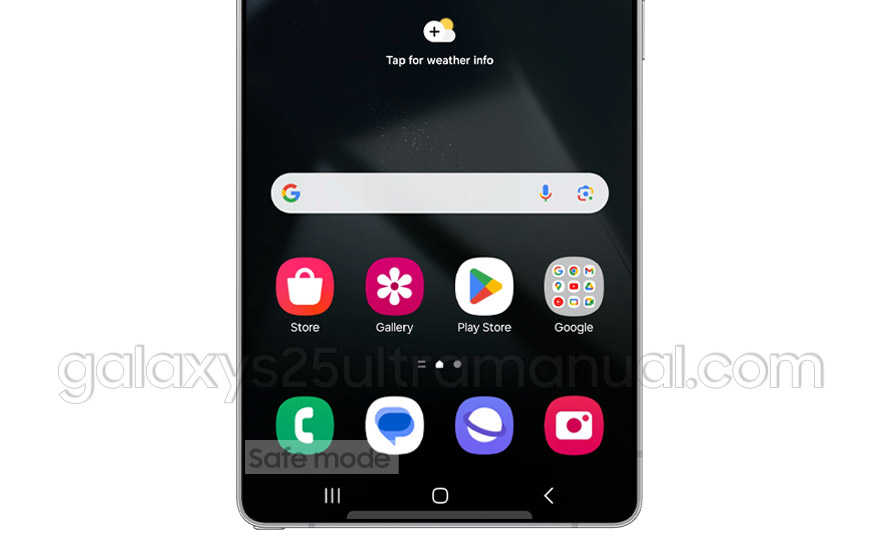 safe mode s25 ultra
